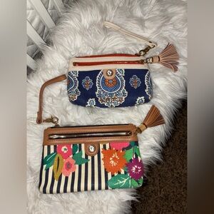 Spartina wristlets Stylish Floral and Paisley Clutch Set